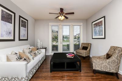 Spacious Living Room With Private Balcony at Soho Parkway, Texas